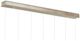Currey & Company Iota Antique Antique Brass/Silver Rectangular Multi-Drop Pendant Lighting-2