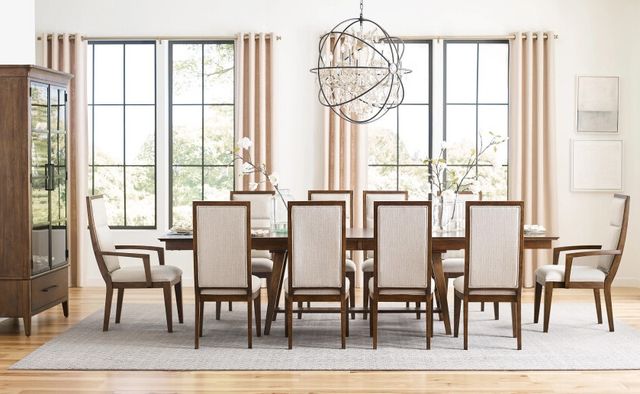 Kincaid® Abode Zane Brown Trestle Dining Table-2