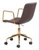 Zuo® Eric Brown Office Chair-4