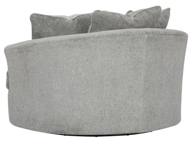 Signature Design by Ashley® Casselbury Cement Oversized Swivel Accent Chair-3