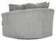Signature Design by Ashley® Casselbury Cement Oversized Swivel Accent Chair-3