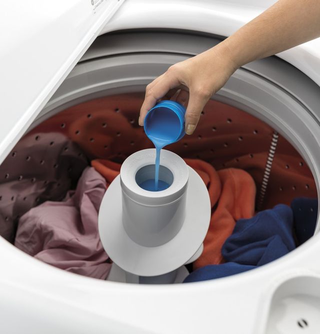 GE® 4.2 Cu. Ft. White Top Load Washer-3