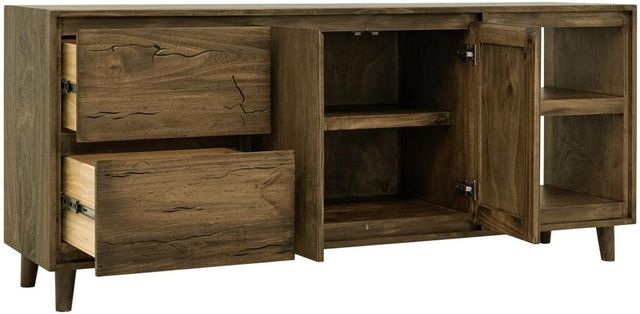International Furniture Direct Savia Brown 76" TV Stand-4