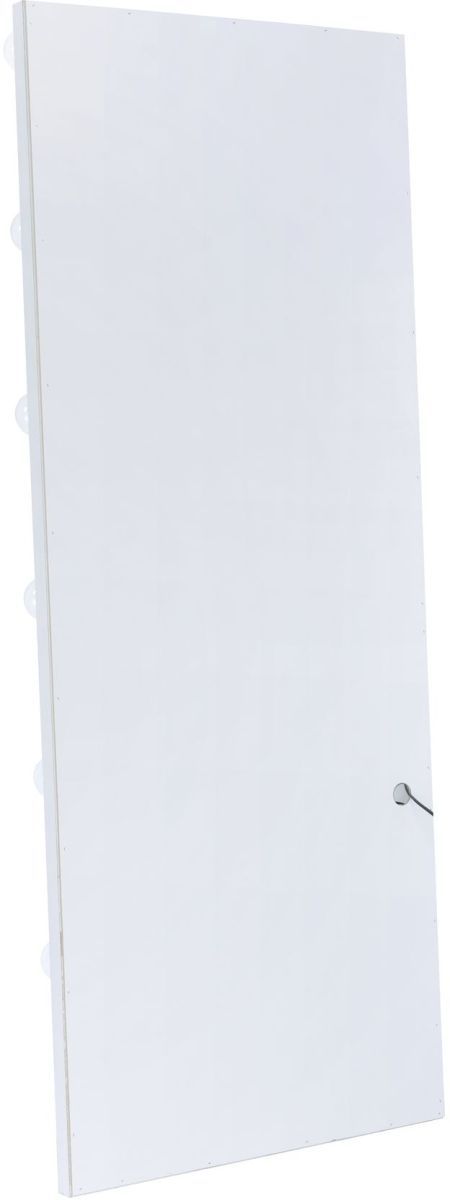 Elements International Lindy Glossy White Floor Mirror-2