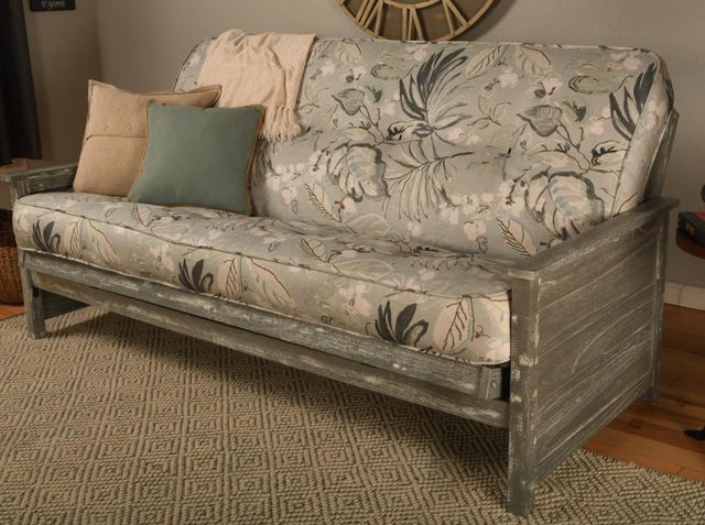 Kodiak Furniture Lexington Takara Rain/Weathered Gray Full Futon with Mattress-1