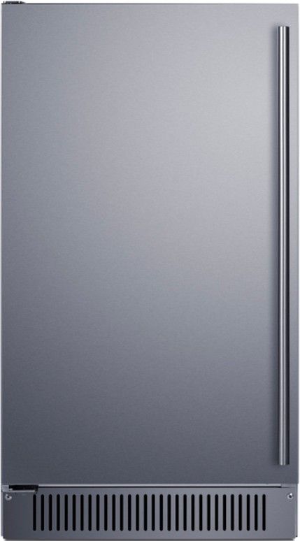 Summit® 18” 60 lb Stainless Steel ADA Compliant Outdoor Icemaker-0