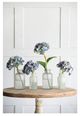 A & B Home Blue 14'' Faux Hydrangea -4