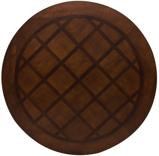 Homelegance® Lordsburg Brown Cherry Round Dining Table-3