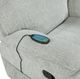 New Classic® Home Furnishings Chablis Mist Gray Manual Glider Recliner-5