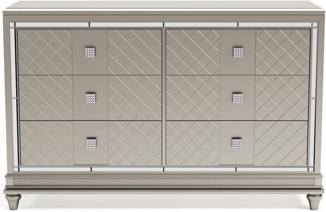 Signature Design by Ashley® Chevanna Platinum Dresser-1