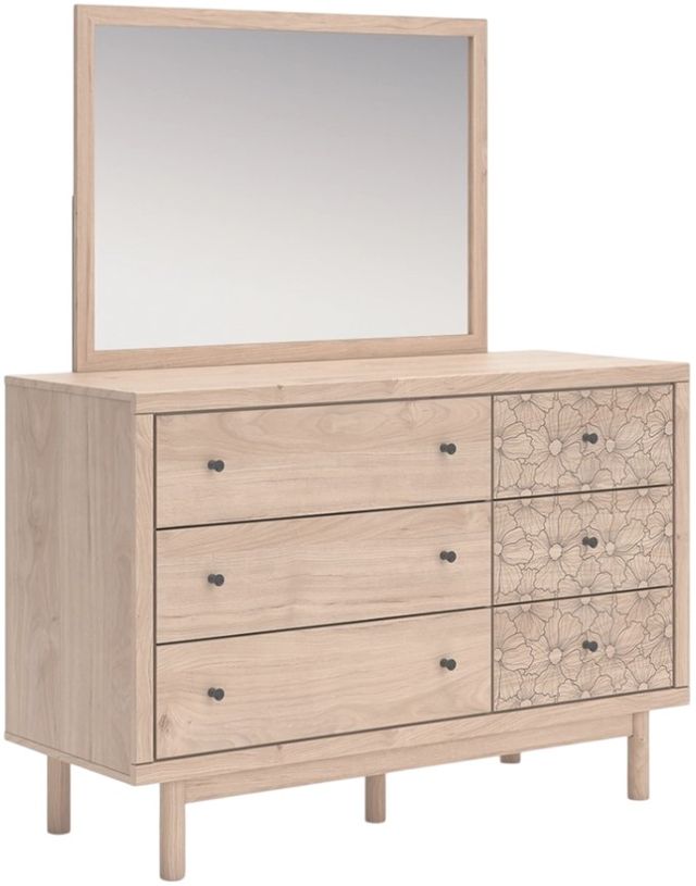 Signature Design by Ashley® Shapella Tan Dresser and Mirror-0