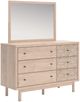 Signature Design by Ashley® Shapella Tan Dresser and Mirror-0