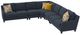 Jackson Furniture Foley 5-Piece Lead L-Shape Sectional-2