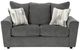 Signature Design by Ashley® Stairatt Gravel Loveseat-1