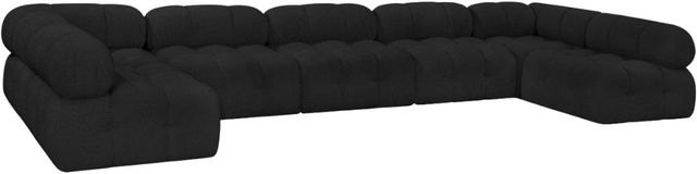 Meridian Furniture Ames 7-Piece Black Modular Sectional-0