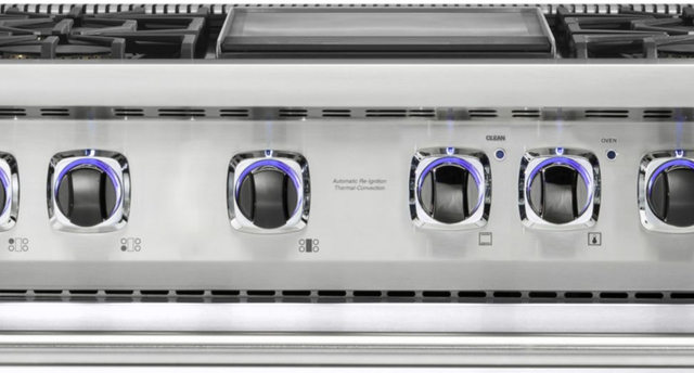 Viking® 7 Series 36" White Pro Style Natural Gas Range-2