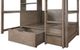 Furniture of America® Callistus Warm Gray Twin Workstation Loft Bed-1