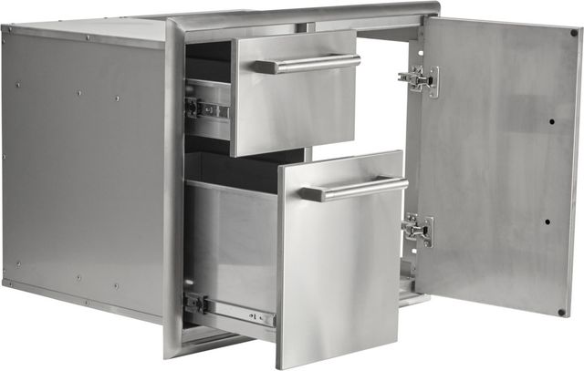 Coyote® 31" Outdoor Stainless Steel Door And Drawers Cabinet-1