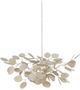 Currey & Company Lunaria Contemporary Silver Leaf Small Chandelier-3