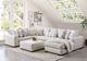 Furniture of America® Warrenton Ivory Ottoman-1