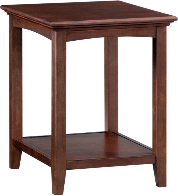 Whittier Wood® Furniture McKenzie Caffe Rectangular Side Table-0