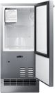 Summit® 15" 25 lb. Stainless Steel Outdoor Ice Maker-1