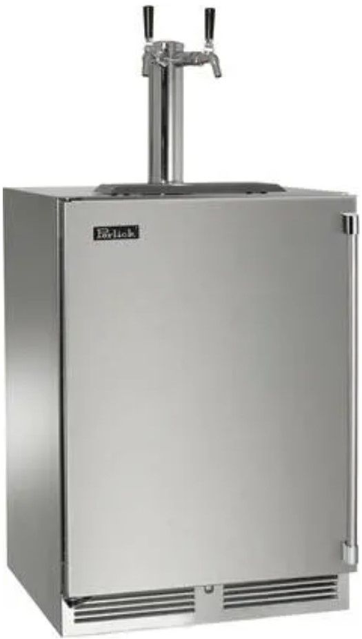 Perlick® Signature Series 5.2 Cu. Ft. Stainless Steel Beer Cooler/Kegerator-0