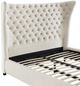 TOV Furniture Sassy Cream Velvet Queen Bed-3