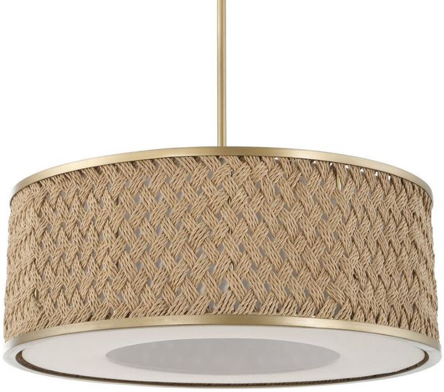 Uttermost® Pinchot Brown/Matte Gold 4-Light Pendant-4