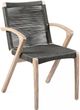 Armen Living Brielle Outdoor Charcoal Dining Chairs-0