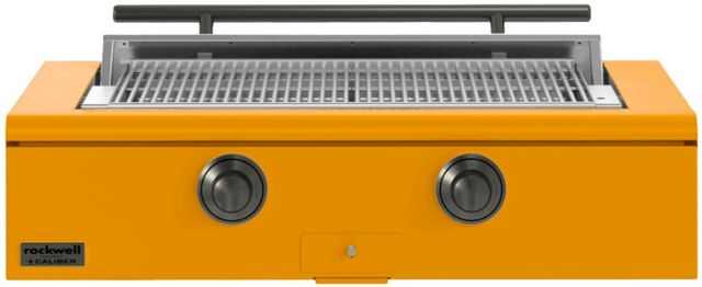 Caliber™ Rockwell Social 2-Burner Saffron Built-In Natural Gas Grill with Pewter Hardware-0