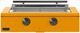 Caliber™ Rockwell Social 2-Burner Saffron Built-In Natural Gas Grill with Pewter Hardware-0