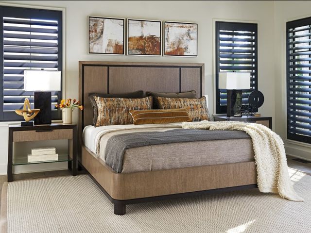 Lexington Home Zanzibar Cape Verde Deep Espresso Tunis/Senegal King Panel Bed-1