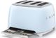 Smeg 50's Retro Style Pastel Blue 4x4 Slice Toaster-2