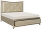 Mazin Furniture Bijou Champagne Queen Platform Bed-2