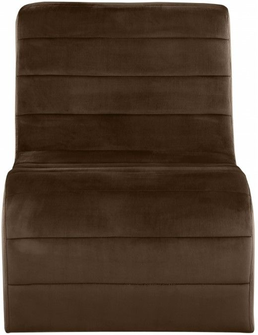 Meridian Furniture Ivy Brown Velvet Accent Chair-1