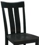 John Thomas Furniture® Cosmopolitan Ava Black Dining Side Chair-1