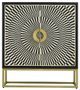 A & B Home Black/White Cabinet-1
