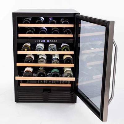 Avanti® 24" Stainless Steel Built-In Wine Cooler with Security Lock-3