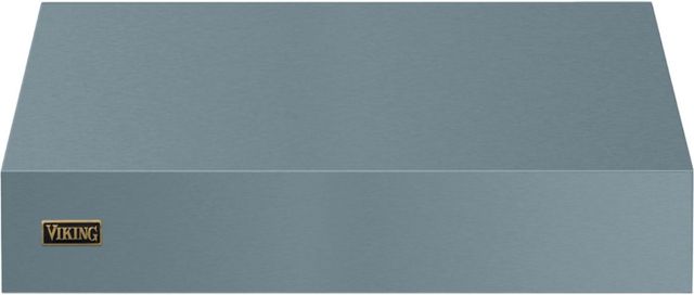 Viking 5 Series 60" November Sky Wall Mounted Range Hood with Brushed Brass Trim-0