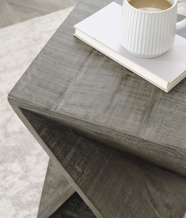 Signature Design by Ashley® Zalemont Distressed Gray Accent Table-3