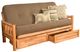 Kodiak Furniture Lodge Linen Stone/Natural Full Storage Futon with Mattress -0