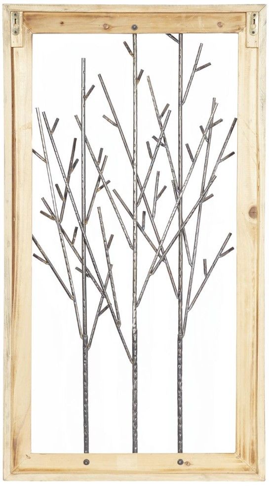 Deco Marche Brown 36" Tree Wall Decor-1