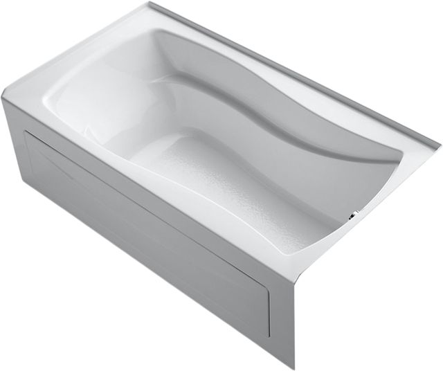 KOHLER® Mariposa® White 66" x 36" Alcove Bath - Right Drain-0