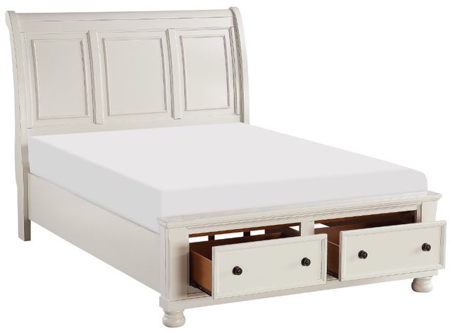 Homelegance® Laurelin White Queen Sleigh Bed-3