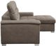 Mazin Furniture Alfio 2-Piece Taupe Right-Arm Facing Pullout Sleeper Sectional and Hidden Storage Chaise-2