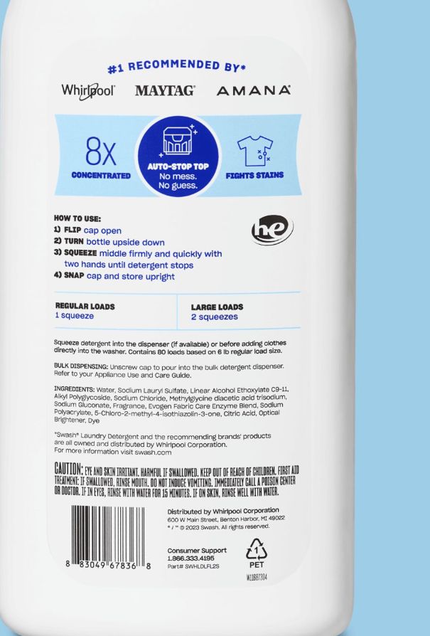 Swash Laundry Detergent - Smells Like Clean Laundry-1