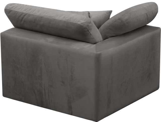 Meridian Furniture Cozy Grey Velvet Chair-1