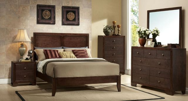 ACME Furniture Madison Espresso Eastern King Panel Bed-1