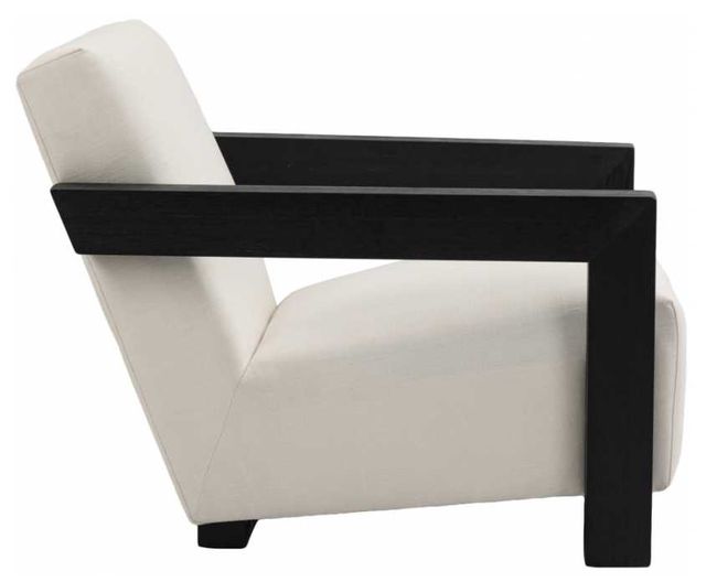 Meridian Furniture Ward Cream/Black Accent Chair-2